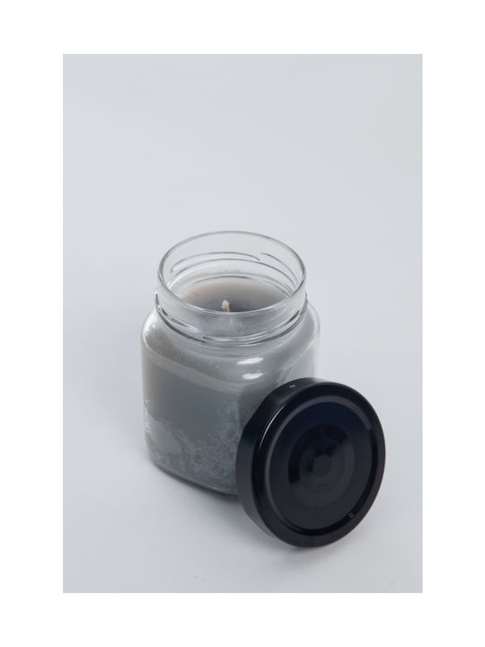 Scented Candle Jar Gray 250gr 1pcs