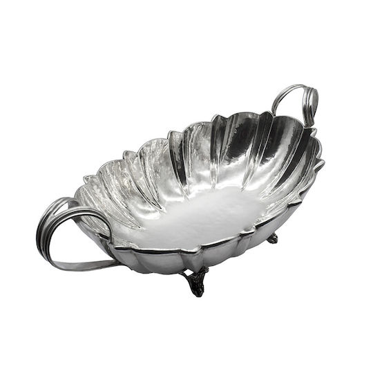 Savvas Design Decorative Bowl Silver 42x19x15cm