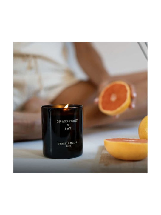 Cereria Molla Aromatisches Kerze in Gefäß mit Parfüm Grapefruit & Lorbeer 230gr
