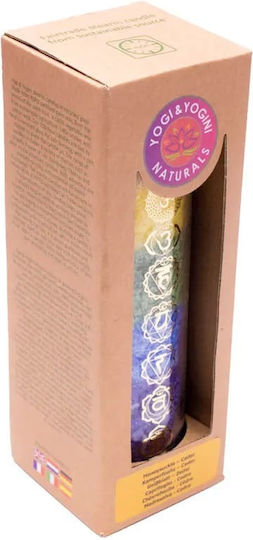 Yogi & Yogini Aromatisches Soja Kerze im Mehrfarbigen Gefäß 800g