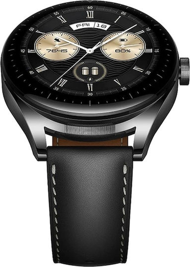 Huawei Watch Buds Неръждаема стомана 47мм с Пулсомер (Черен)