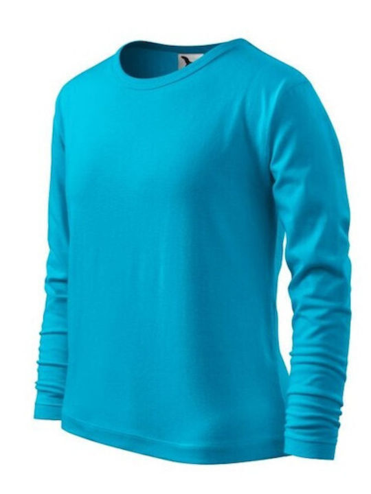 Malfini Kids Blouse Long Sleeve Turquoise