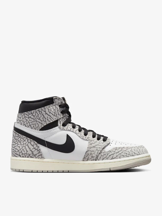 Air  1 Retro High OG Boots Tech Grey / Muslin / Black / White
