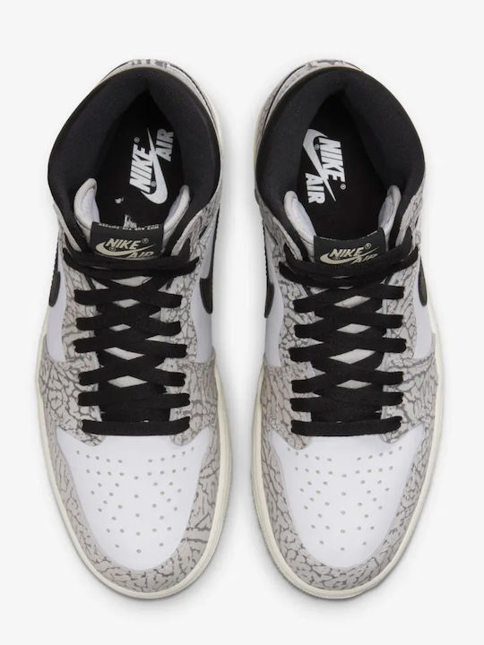 Air  1 Retro High OG Boots Tech Grey / Muslin / Black / White