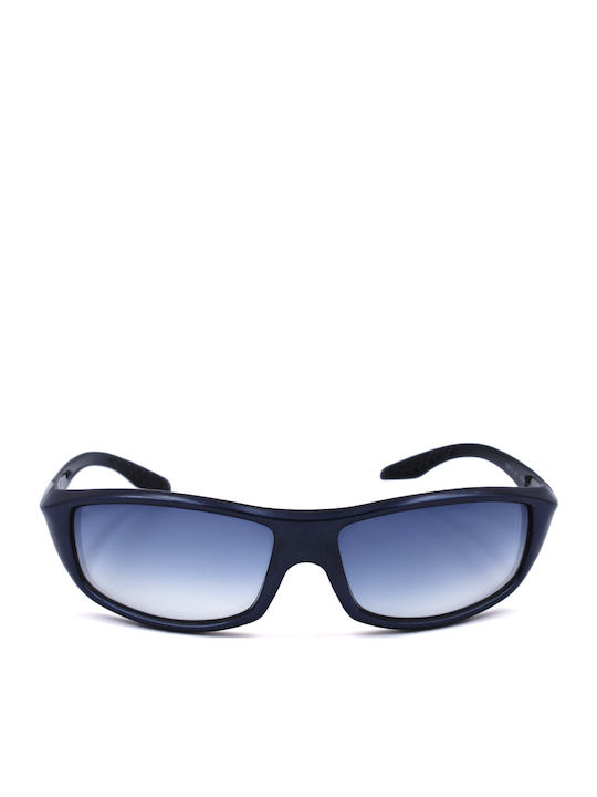 Emporio Armani Men's Sunglasses with Blue Plastic Frame and Blue Gradient Lens EA628S 551