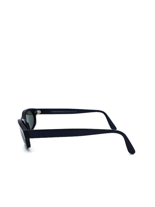 Emporio Armani Unisex Sunglasses with Blue Plastic Frame and Green Lens EA563S 246