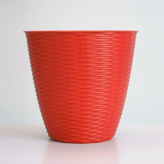 Bama Plant Pot Plastic Red Bama Plant Pot Plastic Red