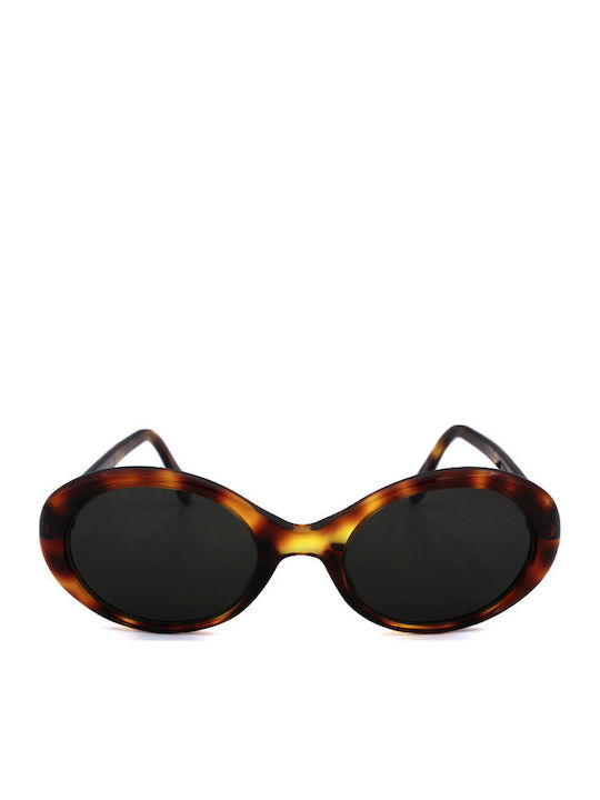 Emporio Armani Women's Sunglasses with Brown Tartaruga Plastic Frame and Black Lens EA541S 141