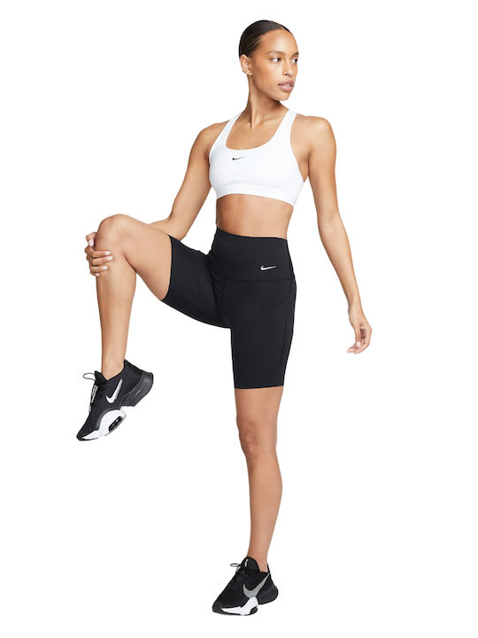 Dri-Fit Swoosh Γυναικείο Αθλητικό Μπουστάκι Λευκό