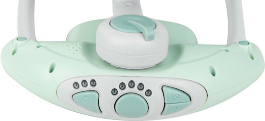 Kikka Boo Elektrisch Baby Relax Schaukel Chillo mit Musik Jungle King Mint für Kind bis 11kg