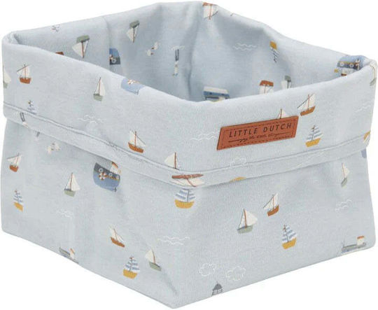 Little Dutch Бебешка кошница за козметика Sailors Bay Rectangle Светлосин 1бр
