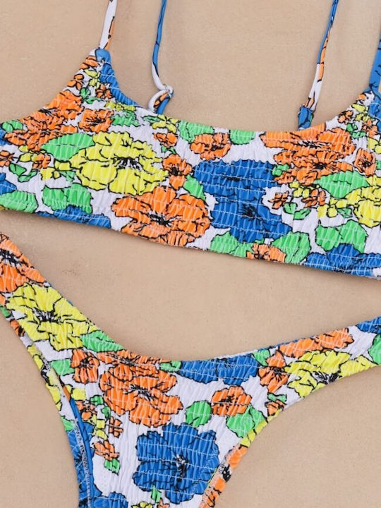 Gigi Set Bikini Μπουστάκι & Brazil Μπλε