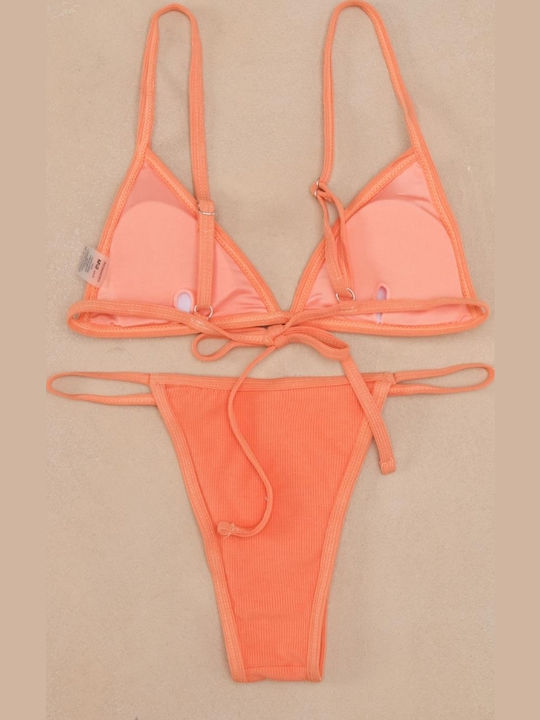Gigi Bikini Set Triangle & Brazil Pink