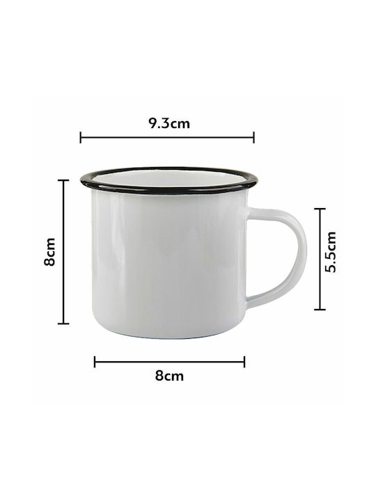 Koupakoupa Enamel Cup White 340ml