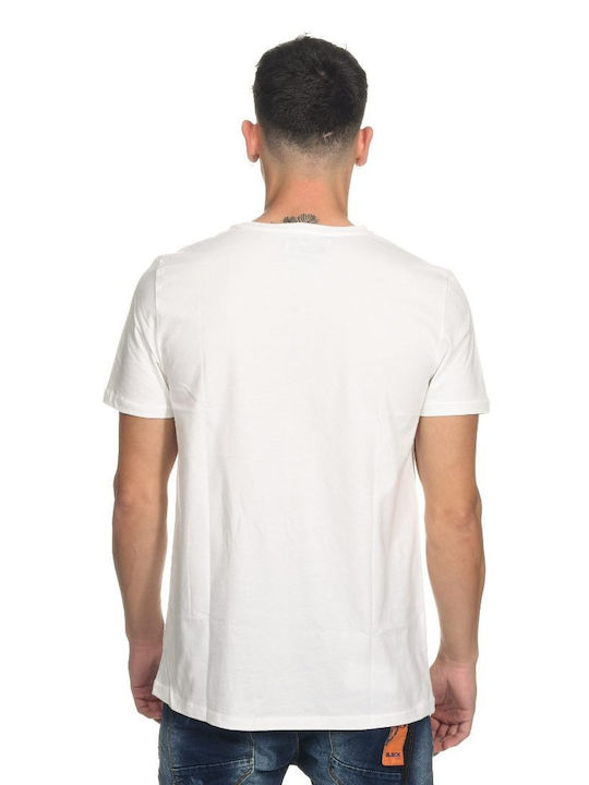 Bigbong Herren T-Shirt Kurzarm Weiß