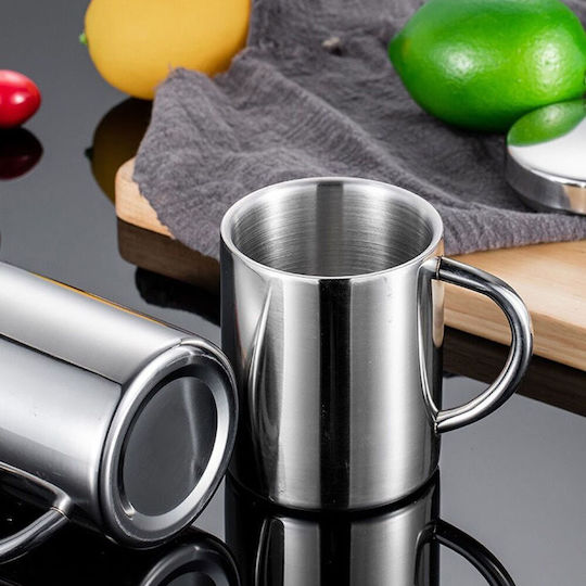 Koupakoupa Mug Metallic Silver 300ml