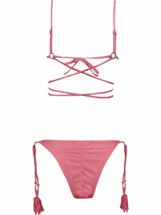 Gigi Bikini-Set Dreieck & Brasilien Rosa