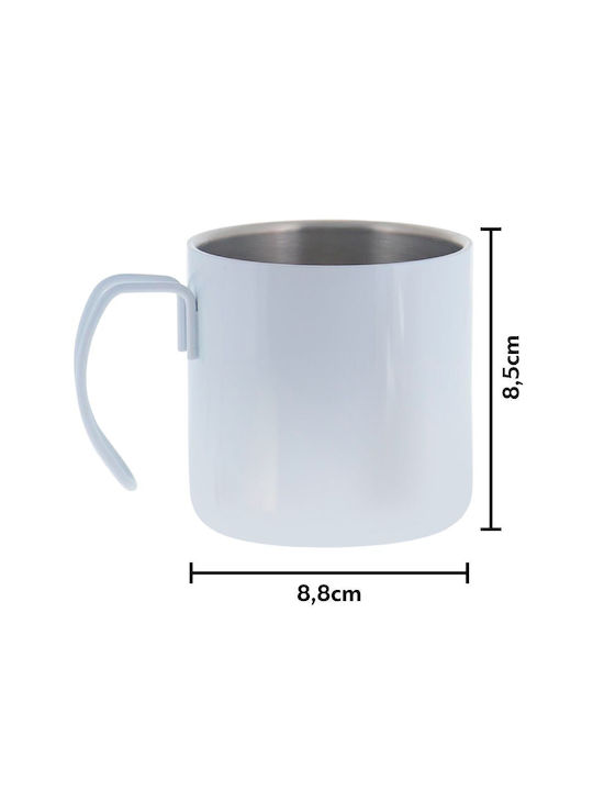 Koupakoupa Metallic Cup Silver 400ml