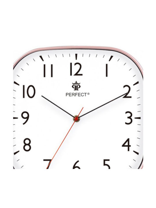 Wall Clock Plastic White Ø22cm