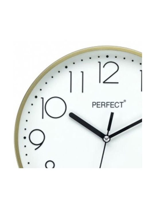 Wall Clock Plastic White Ø22cm