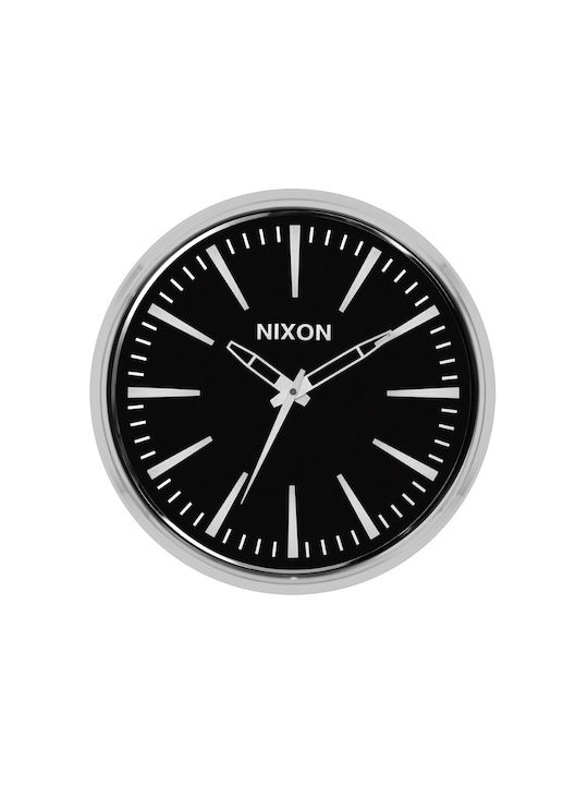 Nixon Wall Clock Metallic Black Ø40cm