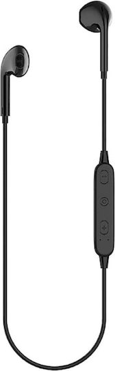 ST-01 Earbud Bluetooth Handsfree Ακουστικά Μαύρα