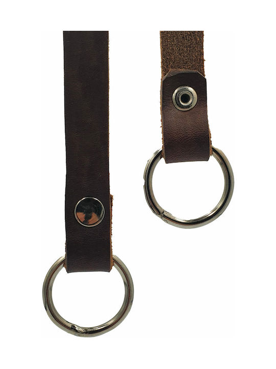 ByLeather Πνίχτης Σκύλου Δερμάτινος Δερμάτινο σε Καφέ χρώμα Small