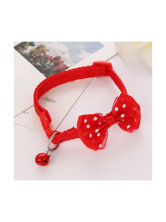 Dog Collar with a bow tie 10mm Blue