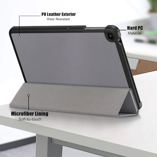 Techsuit FoldPro Flip Cover Roșie Huse Pentru Tablete Huawei MatePad SE 10.4