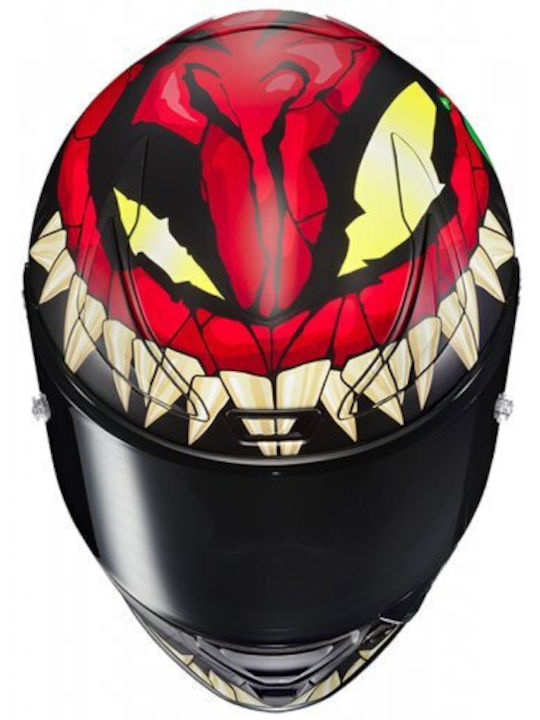 HJC RPHA 11 Marvel Toxin Mc1sf Motorcycle Helmet Full Face 1300gr with Pinlock and Sunvisor 18197107