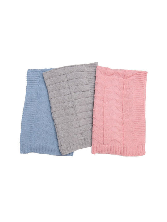 Viopros Blanket Nursery Swaddling Blankets Knitted Light Blue 70x90cm