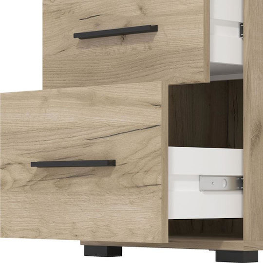 Desk Polet Wooden Brown 110x50x75.5cm