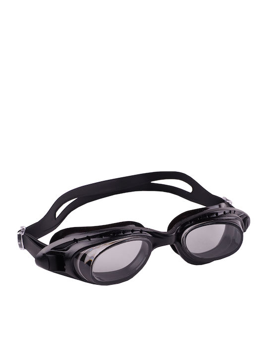 Crowell Crowell Swimming Goggles Adults with Anti-fog Lenses Black okul-flo-czar-pom