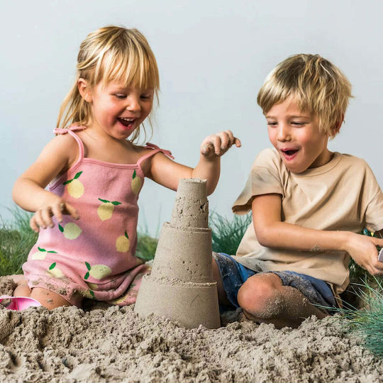 Quut Sand Beach Bucket Set with Accessories Pink 3pcs