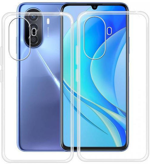 Umschlag Rückseite Silikon 0.5mm Transparent (Huawei Nova Y70)