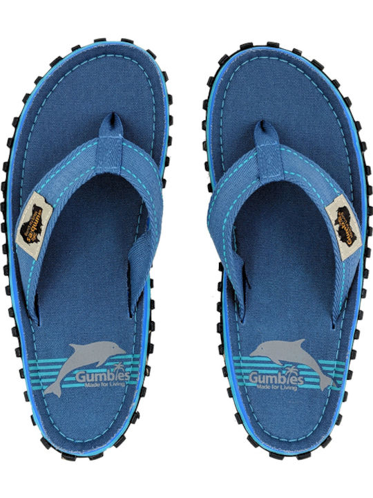 Islander Men's Flip Flops Light Blue