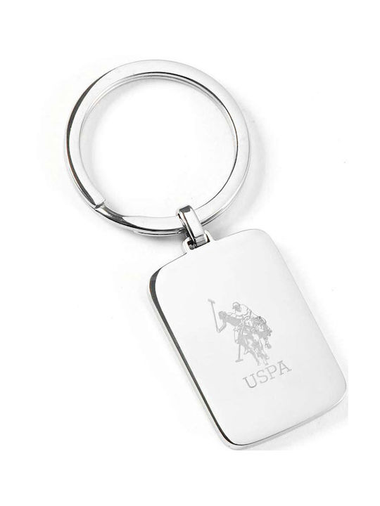 U.S. Polo Assn. Key Holder made of Metal Silver