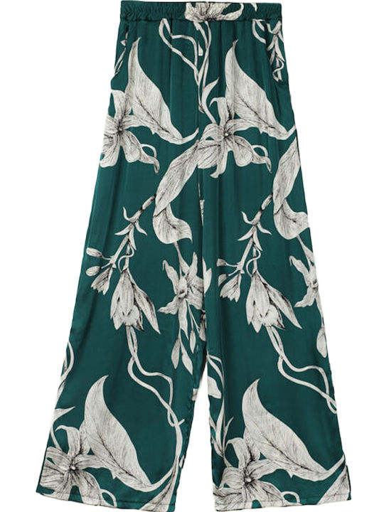 Women's Green Set with Pants with Rubber Band