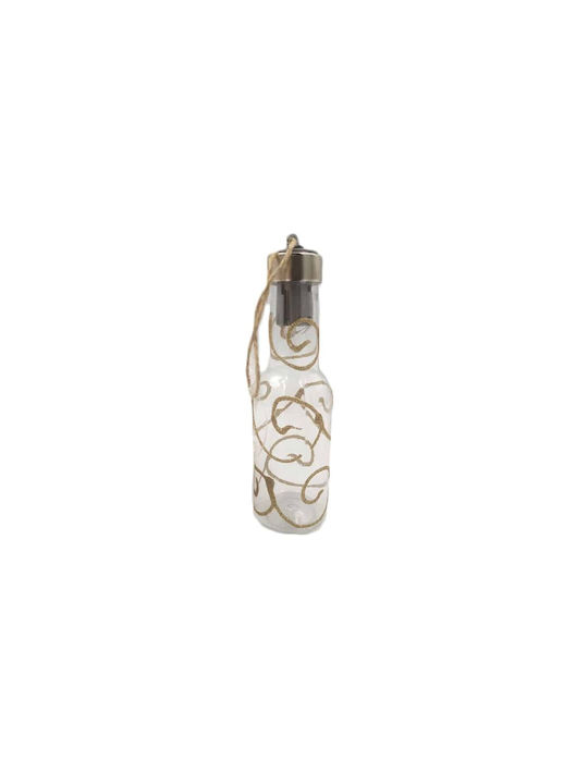 Hängendes Weihnachtsbaumschmuck Flasche Beleuchtbar Transparent