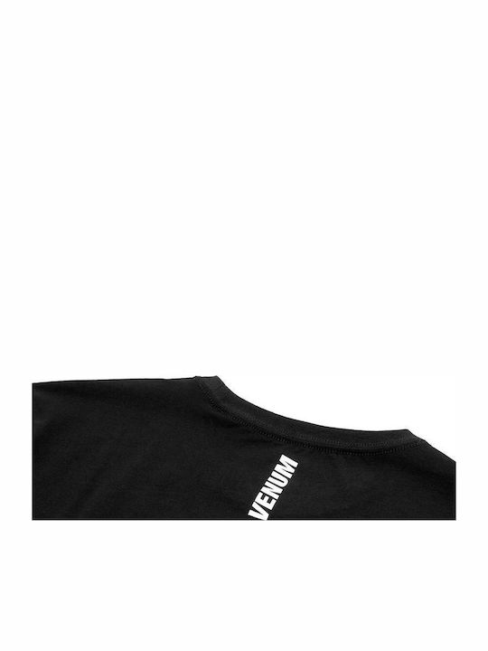 Venum Short Sleeve Shirt VENUM-03731 for Boxing Black/White