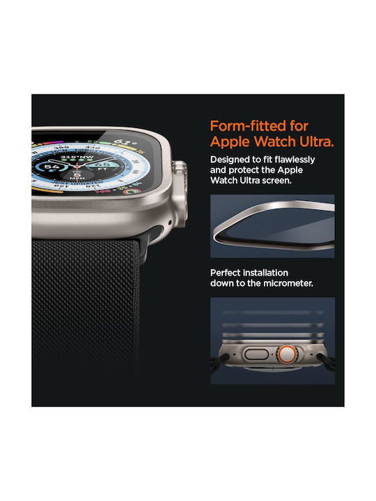 Spigen Glas.TR Slim Pro Μεταλλική Θήκη Titanium για το Apple Watch Ultra 49mm
