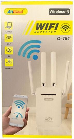 Andowl Q-T84 WiFi Extender Single Band (2.4GHz) 300Mbps