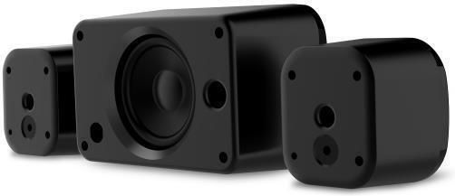 Element SP-150 v2.0 Компютърни тонколони 2.1 с RGB осветление и мощност 5W в Черен цвят