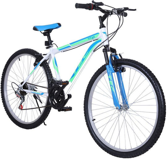 TEC Titan 26" Λευκό Mountain Bike με 21 Ταχύτητες