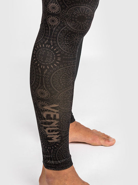 Venum Spats Long Men Martial Arts Leggings Black