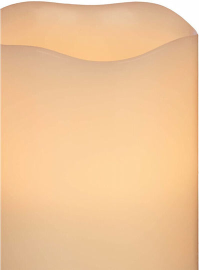 Relaxdays Decorative Lamp Wax Polish White