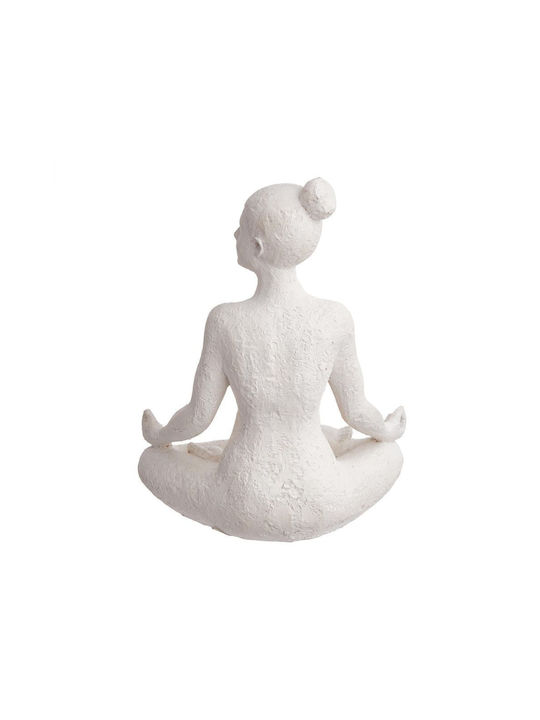 Butlers Dekorativ Statuette aus Polyresin Lotus 18x18x15cm 1Stück