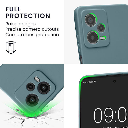 KWmobile Back Cover Silicone Durable Green (Redmi Note 12 Pro+)