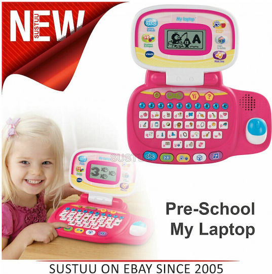 Vtech Бебешки лаптоп-таблет Laptop със звуци за 36++ месеца