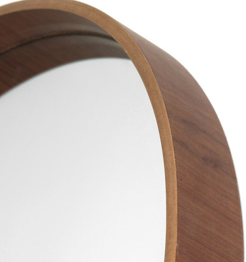 La Redoute Interieurs Brown Wall Mirror Diameter 60cm